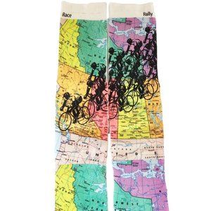 Artnwordz Bike Cyclists Race Atlas Pop Art Socks